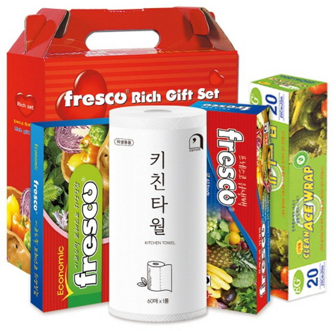 프레스코 세제 선물세트 판촉물 부자세트 1호, 1개
