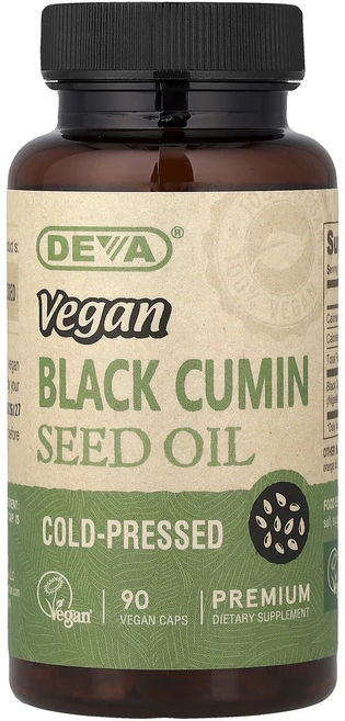 새해 첫좋은선물 Deva 비건 블랙 커민 씨오일 베지 캡슐 90정(캡슐 1정당 500mg) 제대로 할인합니다, Deva비건블랙커민씨오일베지캡슐90정캡슐1정당500mg, 1개 - 쿠팡