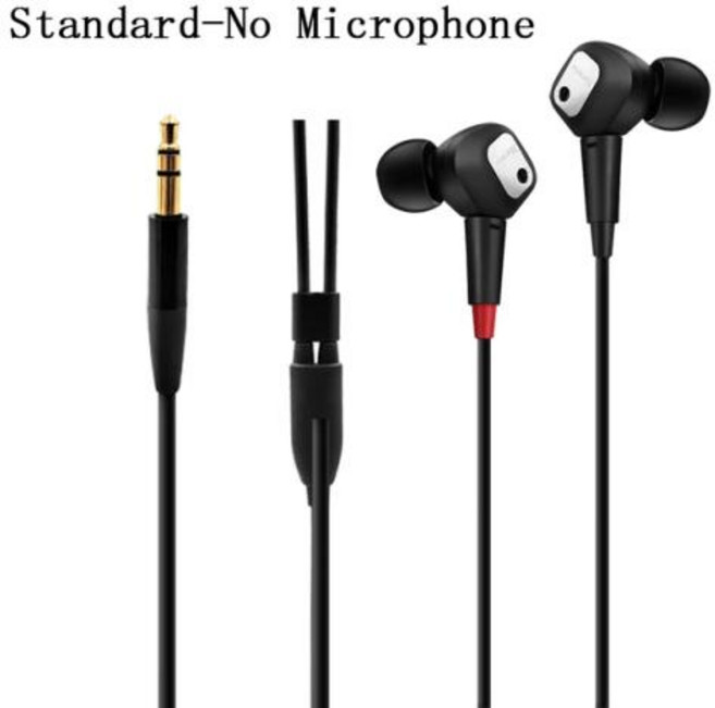 에디파이어 IE80S IE80 IE800 IE900 인이어 헤드셋 스포츠 전문 HIFI 스테레오 이어폰 분리형 오디오 케이블, 없음, 1) No Microphone