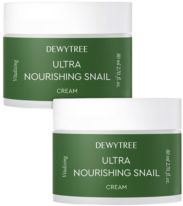 듀이트리 울트라 너리싱 스네일 크림, 80ml, 2개