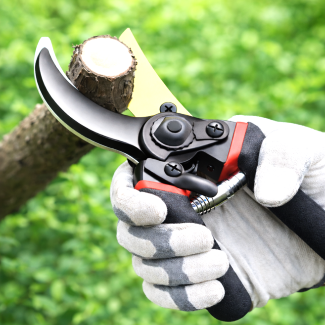 모브텐 강력절삭 힘 덜 드는 전지 가위, 1개