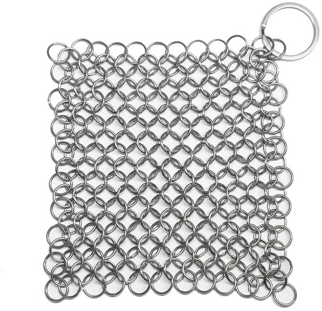 올리보 반영구 스테인리스 철수세미 탄냄비 무쇠 주물팬 후라이펜 스텐 수세미 KSC3, 1개, 1개