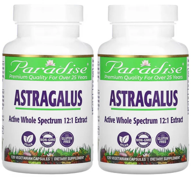 파라다이스허브 황기 베지 캡슐 120정, 2팩 - 쿠팡