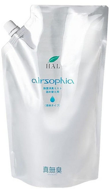 할 인더스트리 살균 탈취 미스트 무향료 (1L / 리필) 방 천 제품용 차내 신발 땀 냄새 파충류 애완동물, 1개, 1L