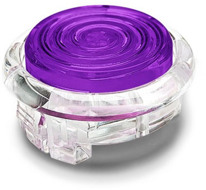 ST L3 SITONG FIGHTER6 아케이드 8핫 HITBOX 원형 버튼 FALCON 플러그 STR 초박형 SMOOTH 프레임 투명, 한개옵션1, 15) purple type30