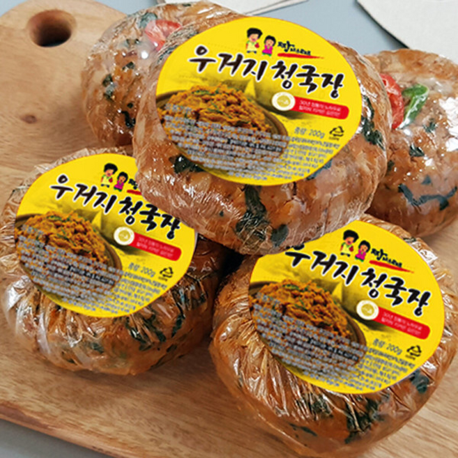 냄새없는청국장 국산 우거지청국장 콩순이네 청국장밀키트 짱시스터즈( 3~), 200g, 1세트