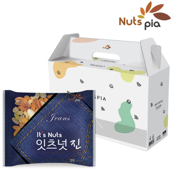 [넛츠피아] 잇츠넛 진 50봉 선물세트, 50개