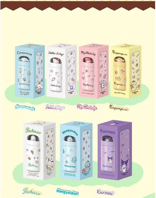 산리오 포차코 우주캡슐 피규어 텀블러 물통 아동 유아 어린이 물병, 화이트, 350ml, 1개, 우주텀블러-포차코