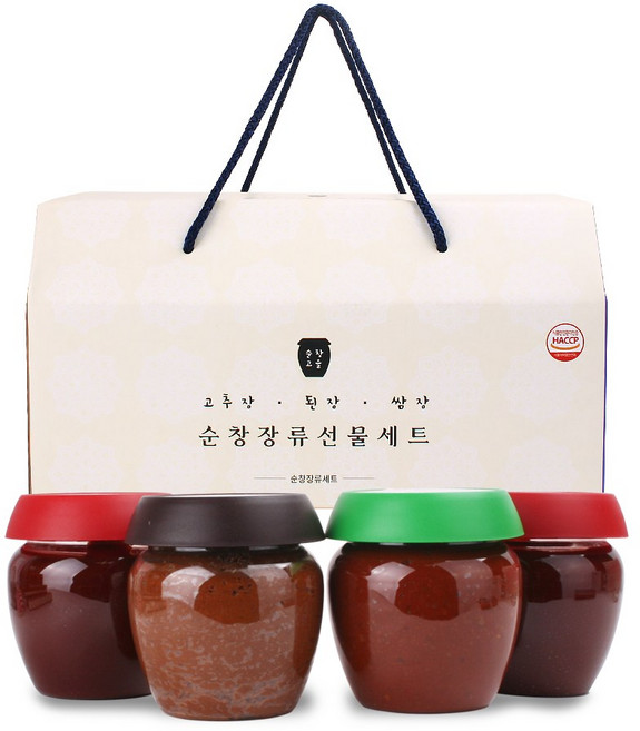 순창고을 고추장 된장 쌈장 4종 선물세트 어버이날 스승의날 명절, 2kg, 1박스