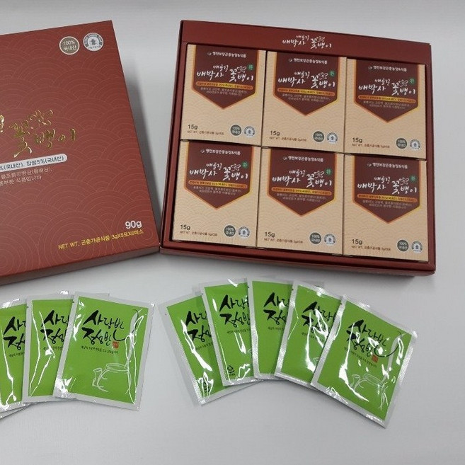 배골길 배박사 꽃뱅이 굼벵이 소환, 3g, 30개