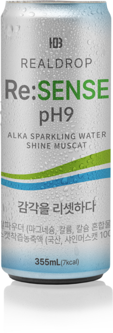 리얼드롭 리센스 ph9 샤인머스캣 숙취해소음료 355ml 6캔입, 6개
