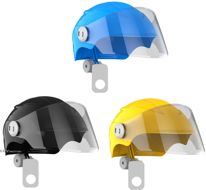 셀렉트템 오토바이 거치대 햇빛 빗물 가림막 햇빛가리개 악세사리, 블랙