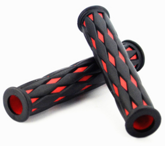 오토바이 브레이크 고무레버 레바 실리콘 핸들바 방한 그립 바이크 스쿠터, 레드, 1세트