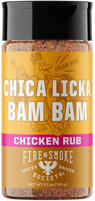 Fire & Smoke Society Taco Secret 타코 시즈닝 믹스 | XL 병 | 파히타 시즈닝 믹스 카르니타스 고기 멕시코 향신료 블렌드 | MSG 프리 글, 5.1 Ounce (Pack of 1), 치카 리카 밤밤