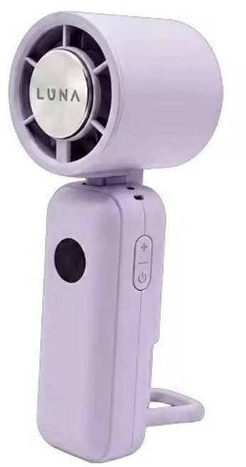 LUNA 手持製冷風扇 手握涼感 打造乾爽夏日, 紫色, LUNA LNF01
