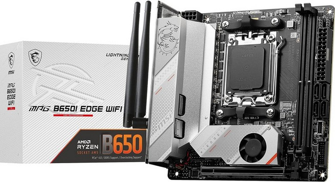 MSI MPG B650I EDGE WIFI 마더보드 Mini-ITX MB5906, [01] ATX, [04] 프로 B650-P 와이파이