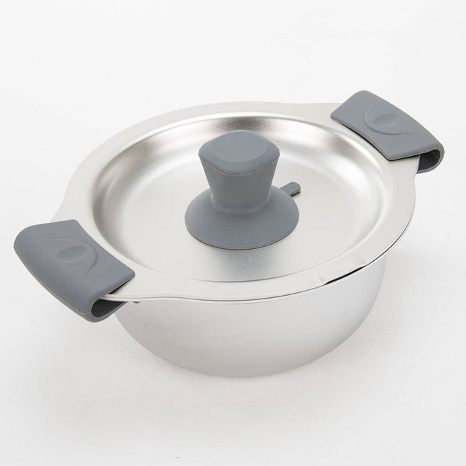 실버스타 무연마제 스텐냄비 통3중 인덕션 냄비 디버스팟, 1개, 양수냄비, 18cm