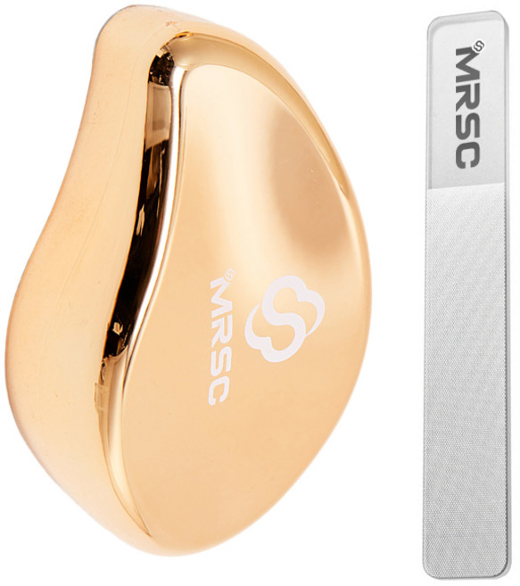 MRSC 발각질제거기 발바닥 굳은살 발뒤꿈치 뒷꿈치 풋파일 글라스 발각질제거기 +나노 글라스 네일 샤이너, 1개, 1개입