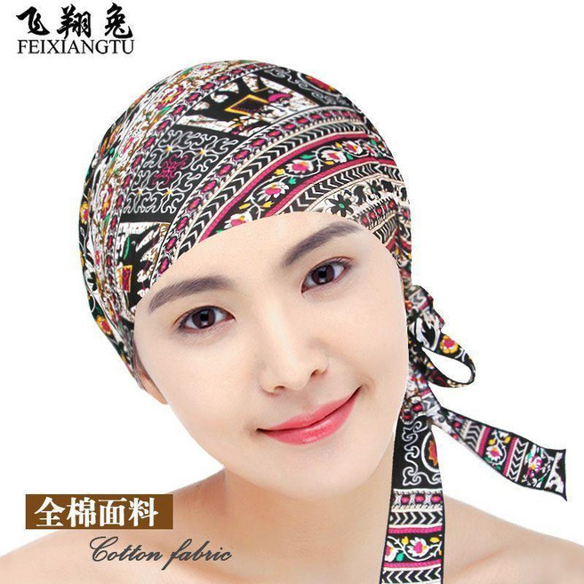 桑蠶絲帽 夏季薄睡眠頭巾包頭套頭