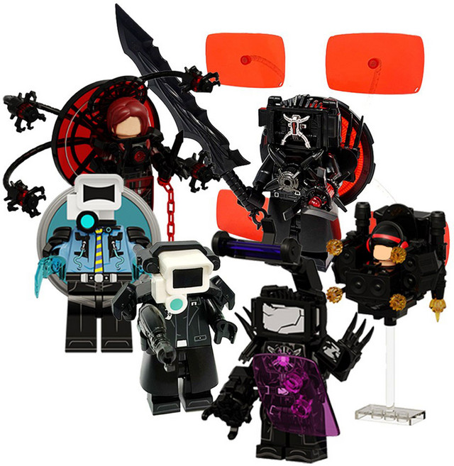 로앤제이 스키비디 토일렛 미니블록 6종세트 파멸의 감시자의 등장, 1세트