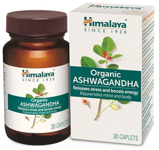 Himalaya Organic Ashwagandha 670Mg Tablet |Helps Release Stress | Rejuvenates Mind And Body General, 2개, 30정 - 쿠팡