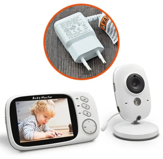 베이비모니터 캠 VB603 2.4G 무선 비디오 베이비 모니터 3.2 인치 LCD 2 웨이 오디오 토크 야간 투시경 감시 보안 카메라 베이비시터