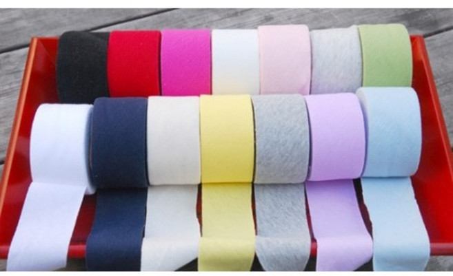 30수 싱글 다이마루 바이어스 14컬러(1필:7마) [E0009] -레드 진핑크 품절, 화이트