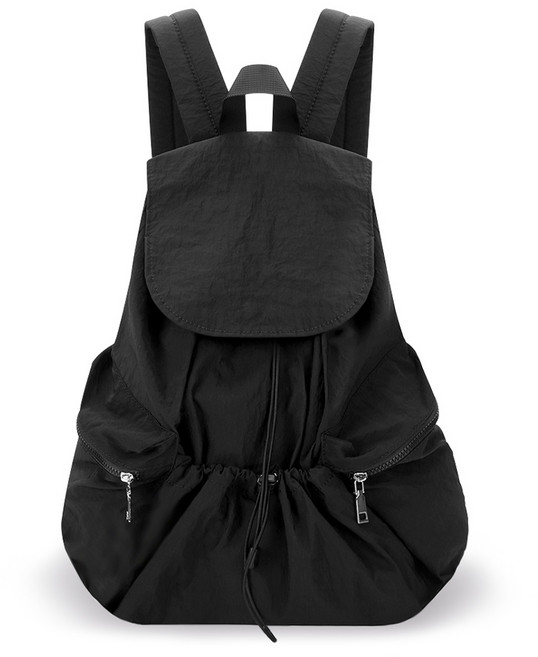 쿠키스트링 가벼운 나일론 백팩 대용량 방수 여행용 기저귀가방 2사이즈 남녀공용 커플백팩