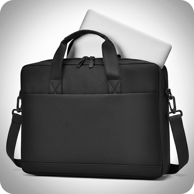 나인비 노트북가방 가벼운 서류가방 16인치 17인치, 1개, 블랙