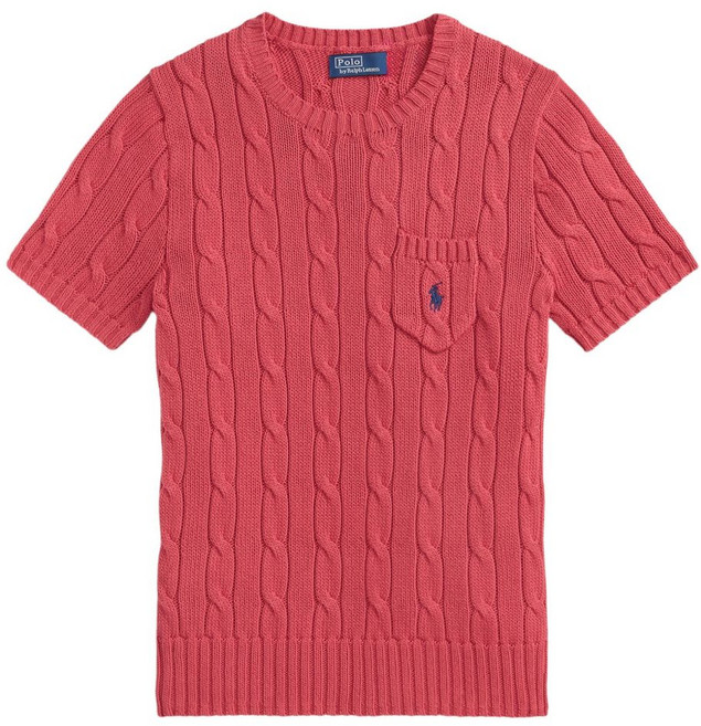 폴로랄프로렌 케이블 니트 탑