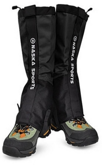 등산용 작업용 스패츠 발토시 생활방수, 블랙