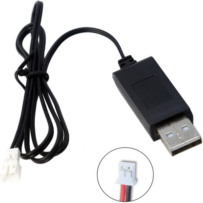 드론배터리 충전용 3.7v USB충전기 1.85타입 PH2.0, 1개, (에어고) USB충전기(1.85)
