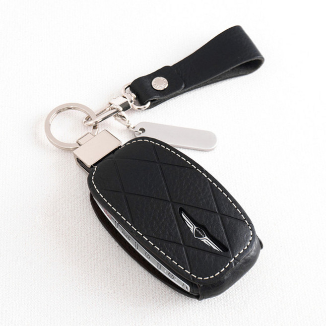 이지스오토랩 제네시스 G80 G70 GV70 GV80 키케이스 신형 2025 호환, 리츠S G-04 (블랙)