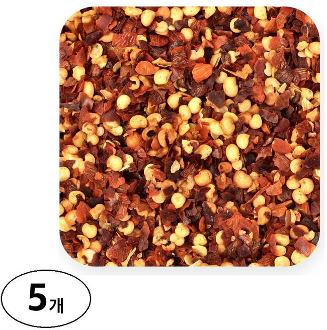 프론티어코옵 유기농 크러시드 레드 칠리 페퍼, 453g, 5개