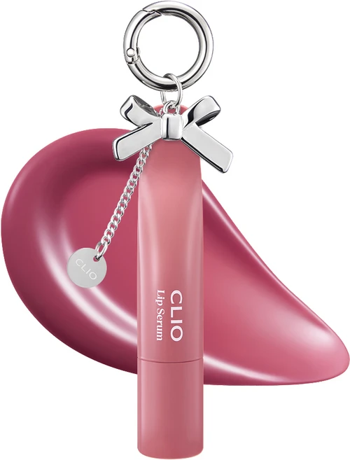 클리오 글레이즈 립 세럼 기획세트 (본품+키링), 004 베어플럼, 1개 - 쿠팡