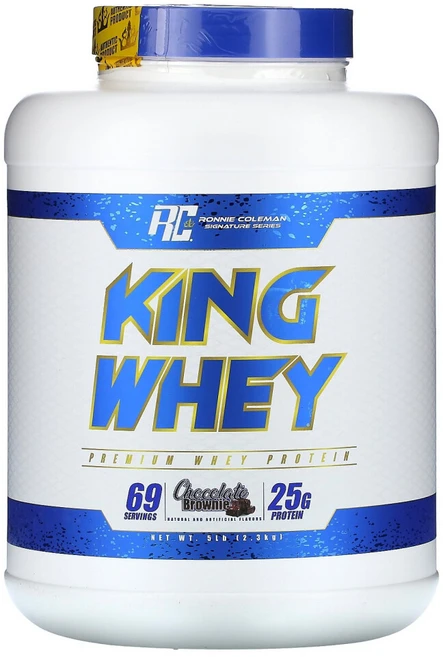 아이허브 서명 시리즈 King Whey 초콜릿 브라우니 2.3kg(5lbs), 1개, 2.3kg - 쿠팡