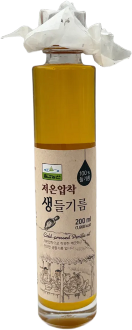 칠갑농산 저온압착 생들기름 200ml, 1개