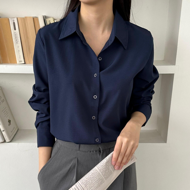 루나제이 여성 블라우스 구김없는 여자 셔츠 링클프리 14가지 컬러