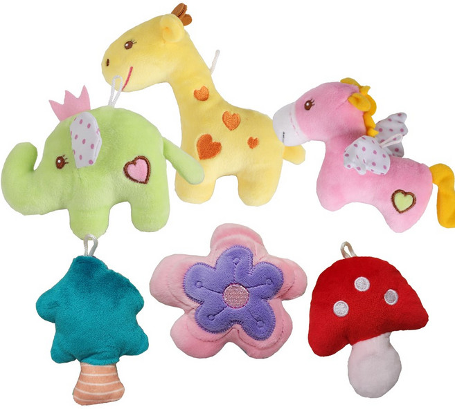 꿈나라 타이니러브 호환 교체용 컬러 인형 6종 + 끈 6p 세트, 혼합색상, 1개