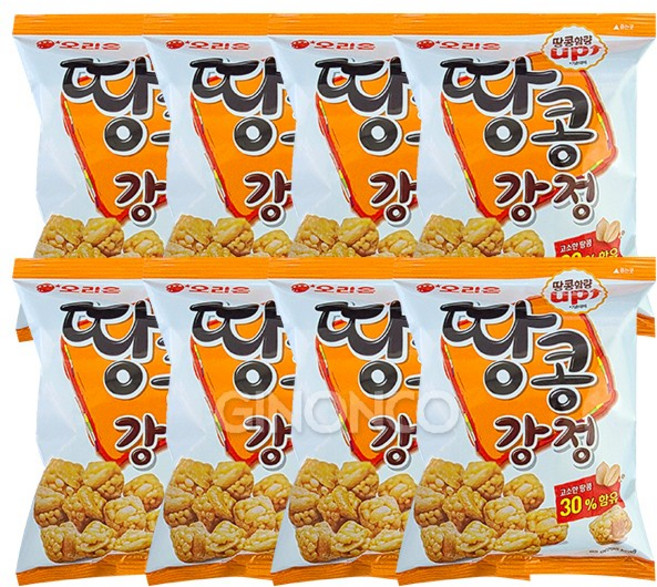 오리온 땅콩강정, 65g, 8개
