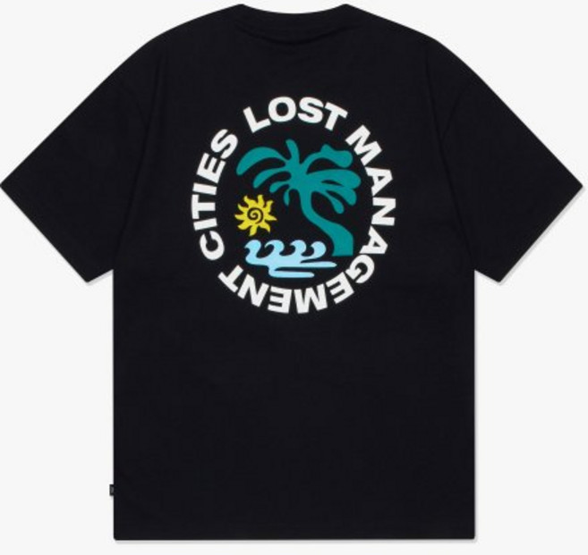 엘엠씨 LMC VACATION TEE 반팔티 블랙 매장정품 216431