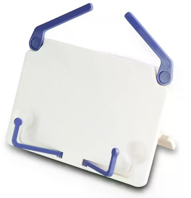 대형독서대 누워서보는독서대 거치대 각도조절 책, white