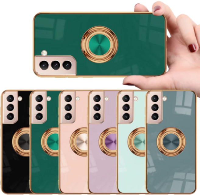 아이수트 핑거링 금장 메탈 핑거링 일체형 링홀더 마그네틱 차량거치대 핸드폰 케이스 아이폰 14 13 12 11 프로 맥스 XS 갤럭시S21 S22 노트20 울트라