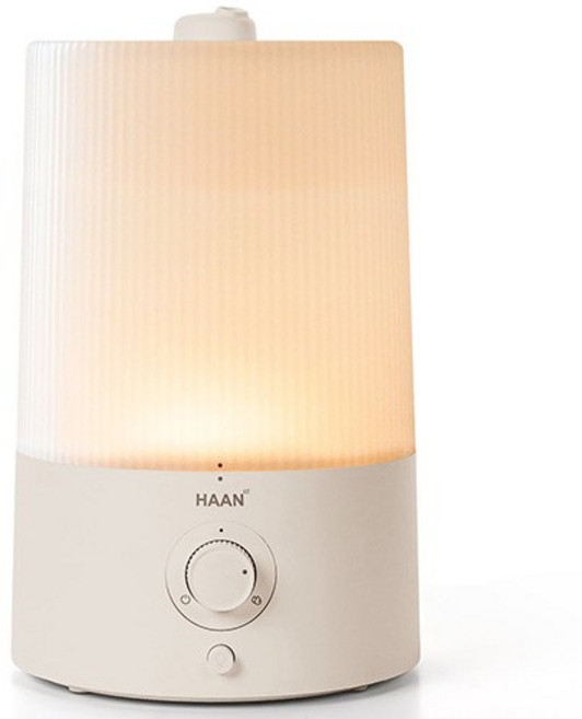 한경희생활과학 초저소음 물멍 무드등 초음파 가습기, HAAN-HD700M, 핑크 그레이