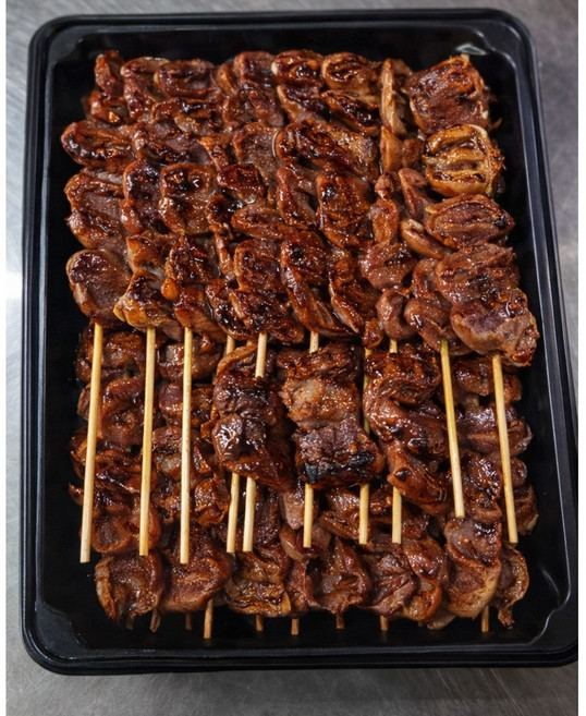 국내산 닭염통꼬치 50꼬치 캠핑 업소 간식, 1kg, 50개