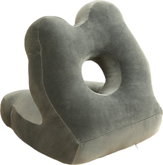 에이프런 낮잠베개 허리 엎드려자는 베개, 낮잠베개 다크그레이