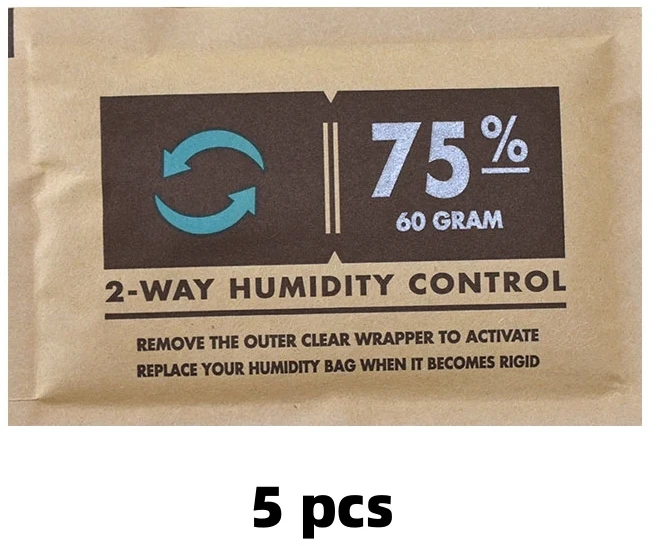 전문 시가 모이스처라이징 백 습도 팩 69% 72% 75% 8g 60g 양방향, 01 5 pcs 60g 75 - 쿠팡