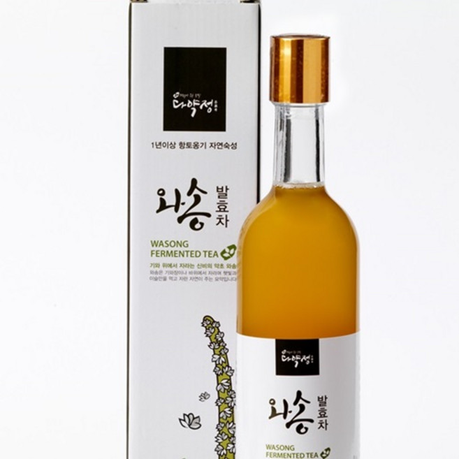 유기농와송을 500일이상 항아리발효숙성한 와송발효청 300ml, 2개