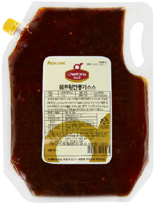 쉐프원 깐풍기 소스, 2개, 2kg
