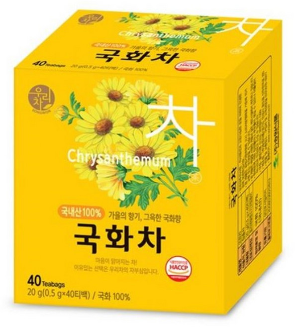 우리차 국화차 티백, 500mg, 40개입, 1개